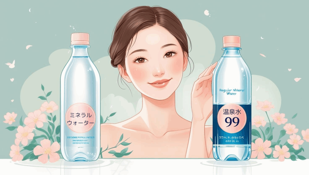 温泉水99と他のミネラルウォーターの違いを美容ナースが解説