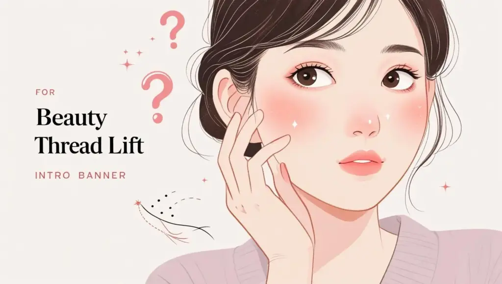糸リフトとはどんな施術なのか、その中でも品川美容外科の「美肌アモーレ」効果を徹底解説。