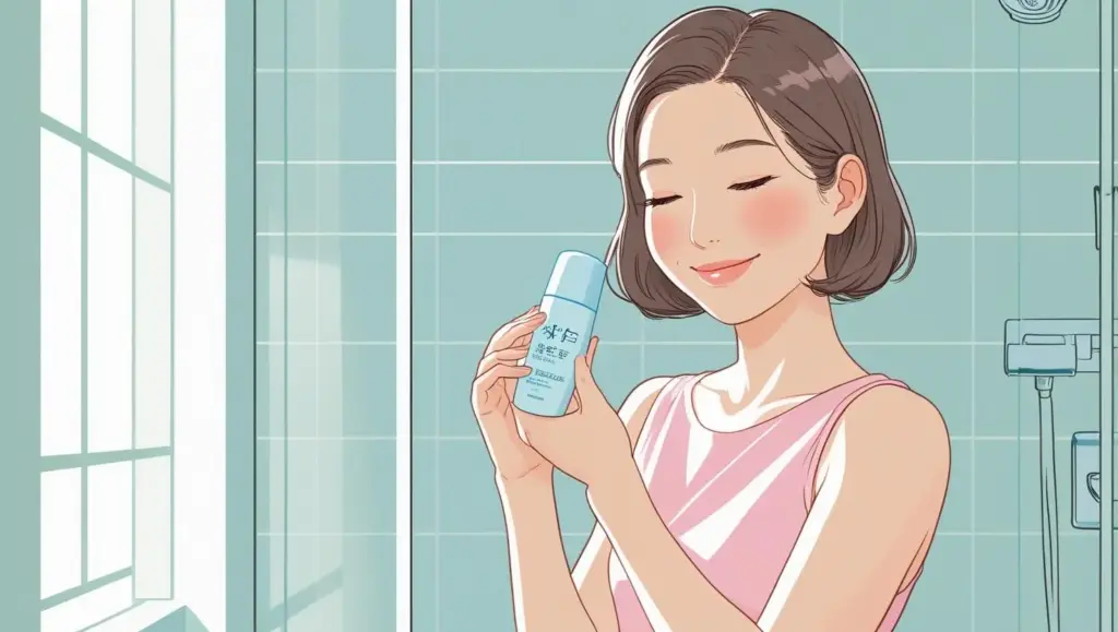 ワキ汗・ワキガのケアに、制汗剤・デオドラント商品を愛用している女性