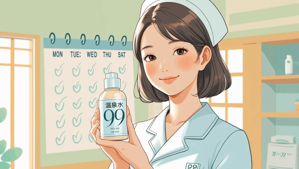 実際に温泉水99と1ヶ月飲み続けた美容ナースのリアル体験レビュー