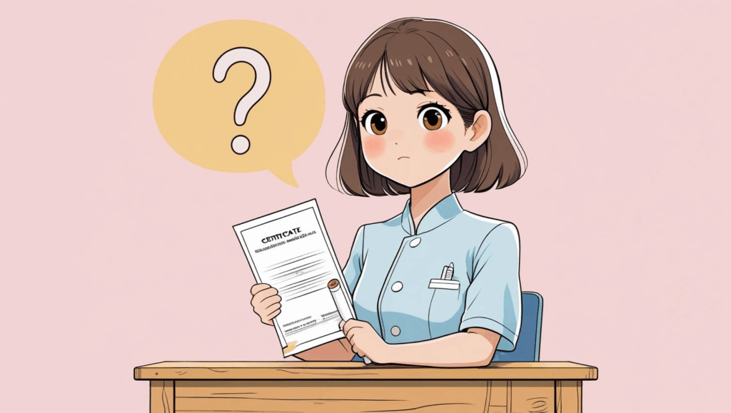 脱毛サロンのスタッフに資格は必要なのか疑問に思っている様子