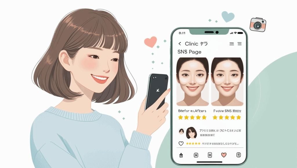 TAクリニック仙台員は、「SNSを上手に活用している=現代的・情報発信力が高い」という特徴があります