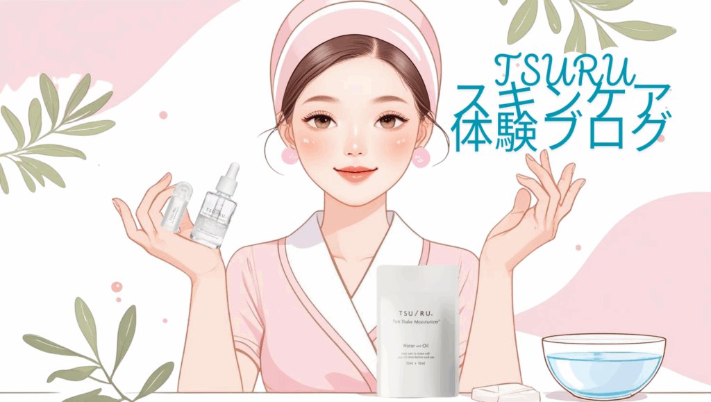 TSURUスキンケア2週間体験レポ｜敏感肌用“食べられるほど優しい”保湿液の実力とは？