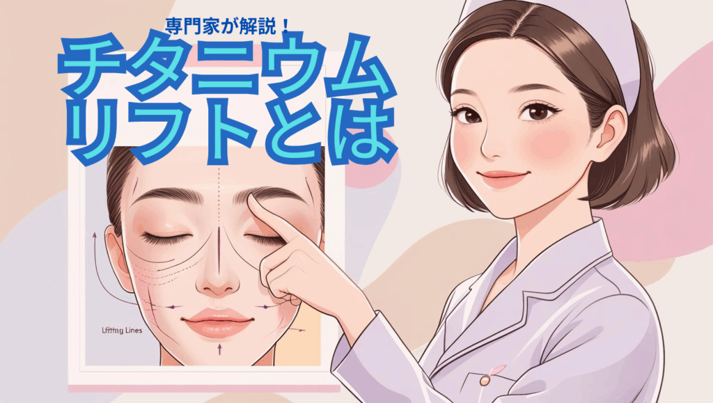 美容看護師が解説｜チタニウムリフトの効果と持続期間、他施術との違いを徹底解説