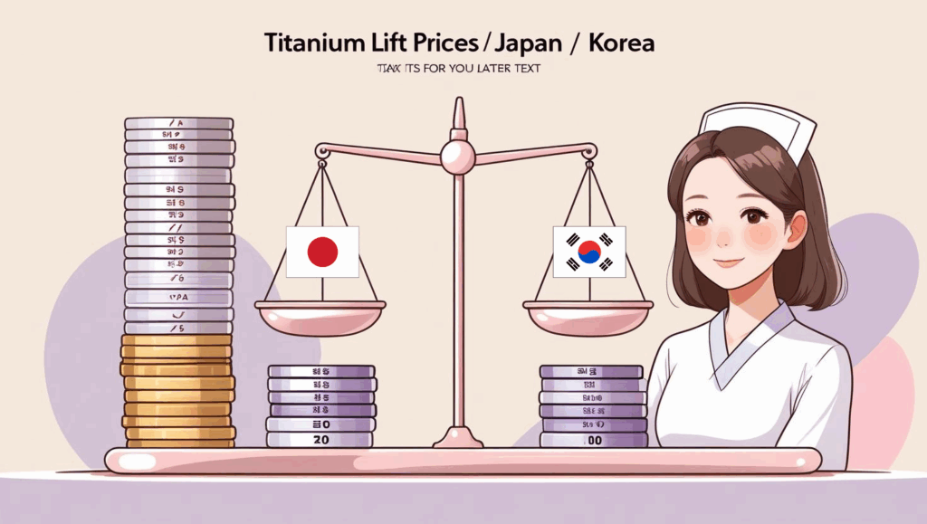 チタニウムリフトの値段と料金相場を東京と韓国で比較