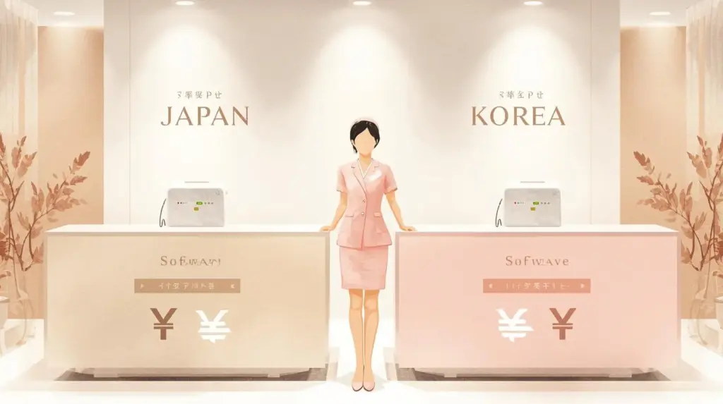 ソフウェーブの値段・料金相場を日本と韓国で徹底比較