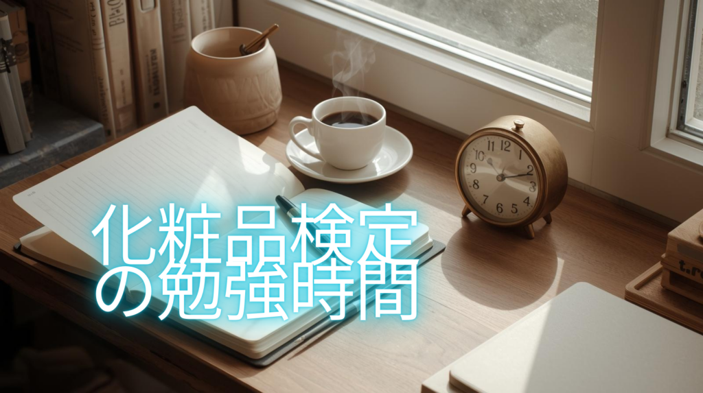 化粧品検定の勉強時間